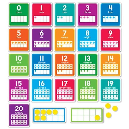 Scholastics Teacher Scholastic Teaching Resources SC-834492BN 0-20 Numbers Bulletin Board Set - Set of 2 SC-834492BN